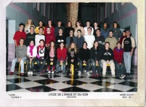 ma classe de l'année dernière..
